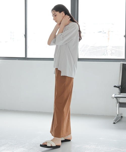 LAKOLE（ラコレ）の「フロントスリットナロースカート / 345991（スカート・レディース・ブラック/ブラウン・SMALL/MEDIUM）」の11枚目の写真