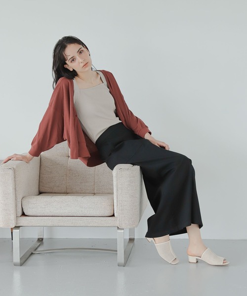 LAKOLE（ラコレ）の「フロントスリットナロースカート / 345991（スカート・レディース・ブラック/ブラウン・SMALL/MEDIUM）」の3枚目の写真