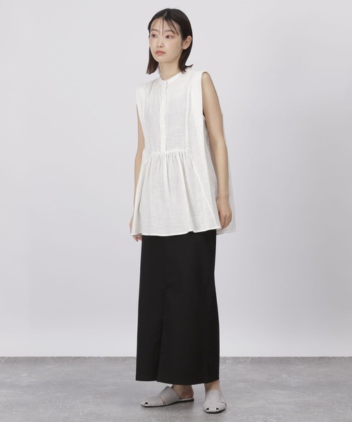 LAKOLE（ラコレ）の「フロントスリットナロースカート / 345991（スカート・レディース・ブラック/ブラウン・SMALL/MEDIUM）」の15枚目の写真