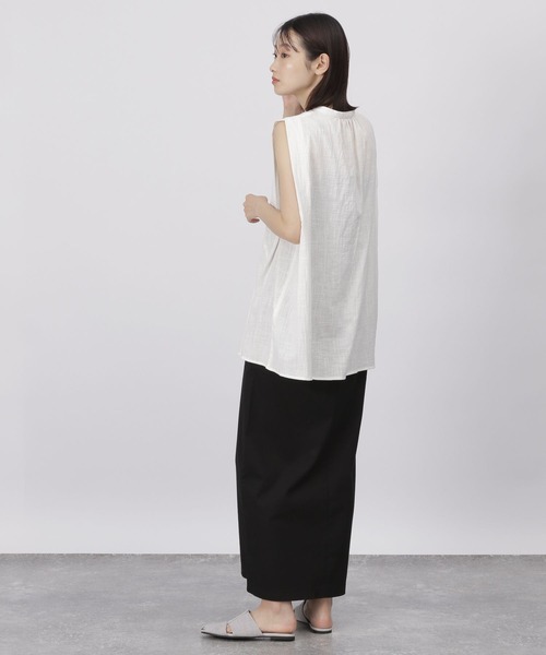 LAKOLE（ラコレ）の「フロントスリットナロースカート / 345991（スカート・レディース・ブラック/ブラウン・SMALL/MEDIUM）」の16枚目の写真