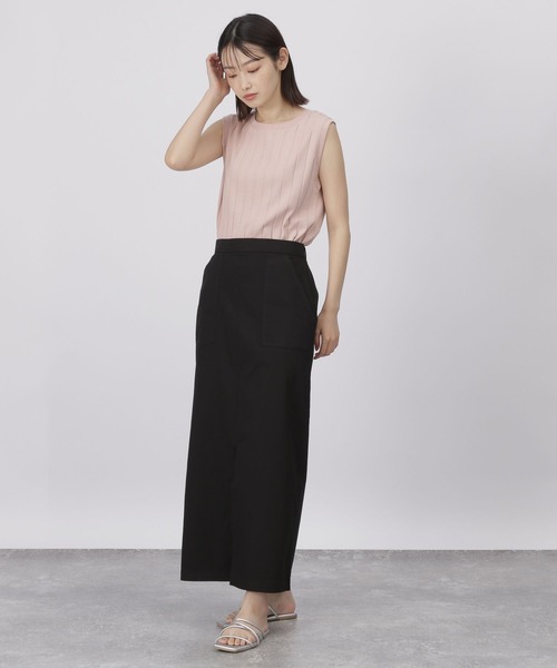 LAKOLE（ラコレ）の「フロントスリットナロースカート / 345991（スカート・レディース・ブラック/ブラウン・SMALL/MEDIUM）」の17枚目の写真