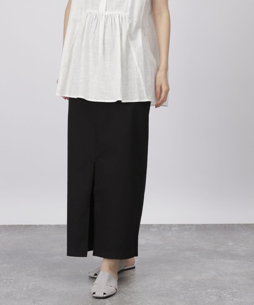 LAKOLE（ラコレ）の「フロントスリットナロースカート / 345991（スカート・レディース・ブラック/ブラウン・SMALL/MEDIUM）」の22枚目の写真