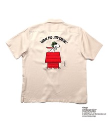 HOUSTON ピーナッツ ボーリングシャツ (フライングエース)
