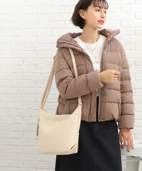 SHOO・LA・RUE（シューラルー）の「◆ダブルフェイスショルダーバッグ（ショルダーバッグ・レディース・アイボリー/グレー/ブラック/ダークブラウン/レッド系1/サックスブルー・00）」の15枚目の写真