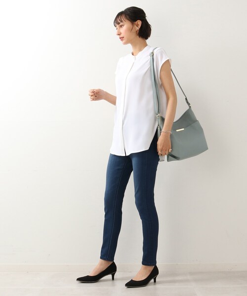 SHOO・LA・RUE（シューラルー）の「◆ダブルフェイスショルダーバッグ（ショルダーバッグ・レディース・アイボリー/グレー/ブラック/ダークブラウン/レッド系1/サックスブルー・00）」の21枚目の写真