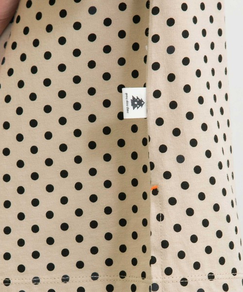 POU DOU DOU(プードゥドゥ)の「クラシックパターンボトルネックTee(Tシャツ/カットソー・レディース・キナリ/ブラック/オレンジ/グリーン・3)」の13枚目の写真