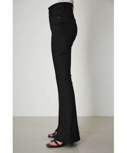 AZUL by moussy(アズールバイマウジー)の「CENTER SLIT COLOR FLARE PT/センタースリットカラーフレアーパンツ(その他パンツ・レディース・ダークブルー/マジェンタ/ブラック・MEDIUM/SMALL)」の8枚目の写真