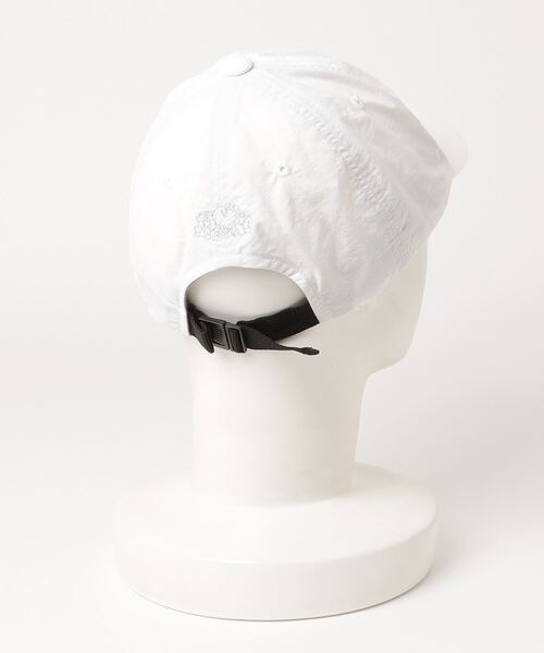 FRUIT OF THE LOOM(フルーツオブザルーム)の「FRUIT OF THE LOOM×FABRIQ OUTFITTER SERVICEフルーツオブザルーム×ファブリックアウトフィッターサービス NYLON 6P CAPナイロン6Pキャップユニセックス撥水(キャップ・メンズ・ホワイト/ライトブルー/ブラック/ピンク/ライトグリーン/ブラック×ホワイト/ライトピンク・FREE)」の10枚目の写真