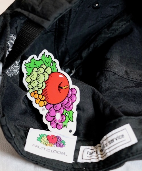 FRUIT OF THE LOOM(フルーツオブザルーム)の「FRUIT OF THE LOOM×FABRIQ OUTFITTER SERVICEフルーツオブザルーム×ファブリックアウトフィッターサービス NYLON 6P CAPナイロン6Pキャップユニセックス撥水(キャップ・メンズ・ホワイト/ライトブルー/ブラック/ピンク/ライトグリーン/ブラック×ホワイト/ライトピンク・FREE)」の18枚目の写真