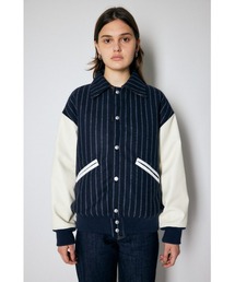 MOUSSY（マウジー）の「OVERSIZED VERSITY ジャケット（スタジャン