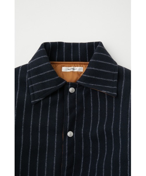 MOUSSY(マウジー)の「OVERSIZED VERSITY ジャケット(スタジャン・レディース・グリーン/ブルー系その他2・FREE)」の8枚目の写真