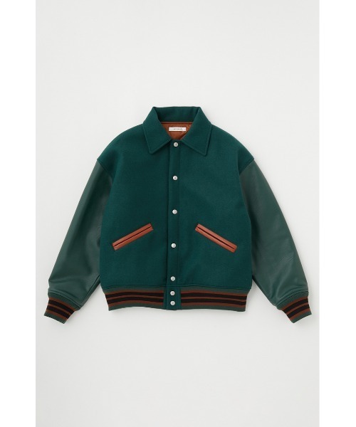 MOUSSY(マウジー)の「OVERSIZED VERSITY ジャケット(スタジャン・レディース・グリーン/ブルー系その他2・FREE)」の15枚目の写真