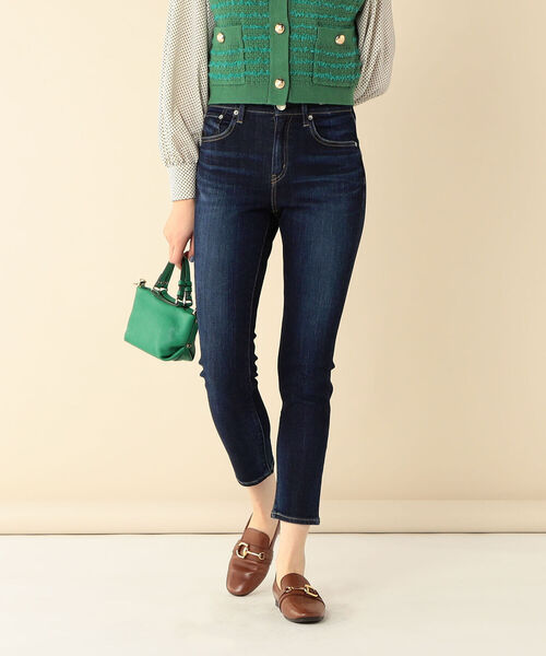 NOLLEY’S(ノーリーズ)の「【RED CARD TOKYO/レッドカードトーキョー】30th Anniversary ハイライズ(デニムパンツ・レディース・ネイビー/インディゴブルー・25/22/24/23)」の2枚目の写真