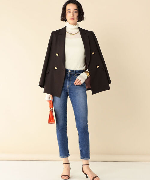 NOLLEY’S(ノーリーズ)の「【RED CARD TOKYO/レッドカードトーキョー】30th Anniversary ハイライズ(デニムパンツ・レディース・ネイビー/インディゴブルー・25/22/24/23)」の3枚目の写真