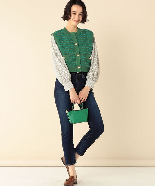 NOLLEY’S(ノーリーズ)の「【RED CARD TOKYO/レッドカードトーキョー】30th Anniversary ハイライズ(デニムパンツ・レディース・ネイビー/インディゴブルー・25/22/24/23)」の6枚目の写真