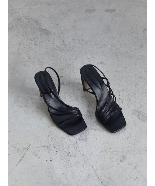 amel(エイメル)の「narrow strap flat heel sandal(サンダル・レディース・ブラック・23.5cm/23.0cm/25.0cm/24.5cm/24.0cm)」の14枚目の写真