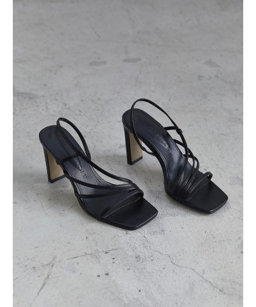 amel(エイメル)の「narrow strap flat heel sandal(サンダル・レディース・ブラック・23.5cm/23.0cm/25.0cm/24.5cm/24.0cm)」の15枚目の写真