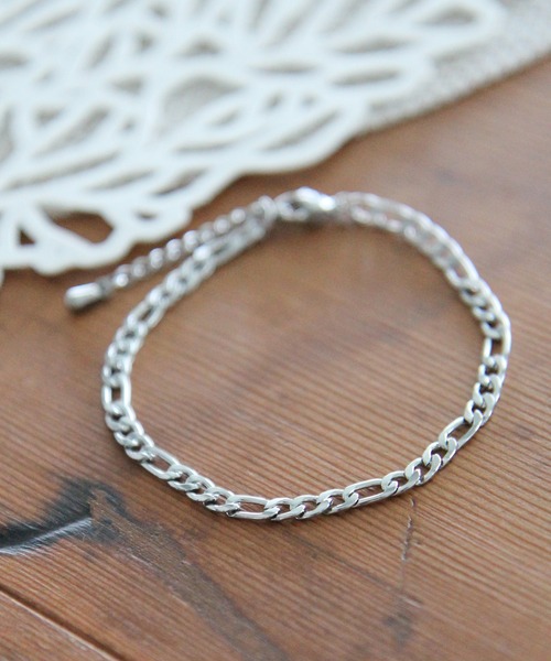 LEPSIM（レプシィム）の「ステンレスチェーンブレス　135924（ブレスレット・レディース・シルバー/ゴールド/シルバー系その他・ONE SIZE）」の2枚目の写真