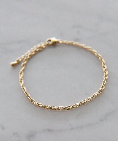 LEPSIM（レプシィム）の「ステンレスチェーンブレス　135924（ブレスレット・レディース・シルバー/ゴールド/シルバー系その他・ONE SIZE）」の3枚目の写真