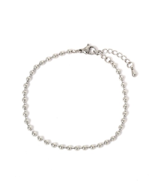 LEPSIM（レプシィム）の「ステンレスチェーンブレス　135924（ブレスレット・レディース・シルバー/ゴールド/シルバー系その他・ONE SIZE）」の4枚目の写真