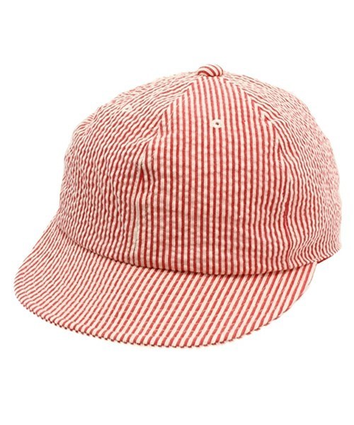 HUNTISM（ハンティズム）の「【HUNTISM】Stripe Cap / MADE IN JAPAN（ハット・メンズ・ブラック/ベージュ/レッド・ONE SIZE）」の12枚目の写真
