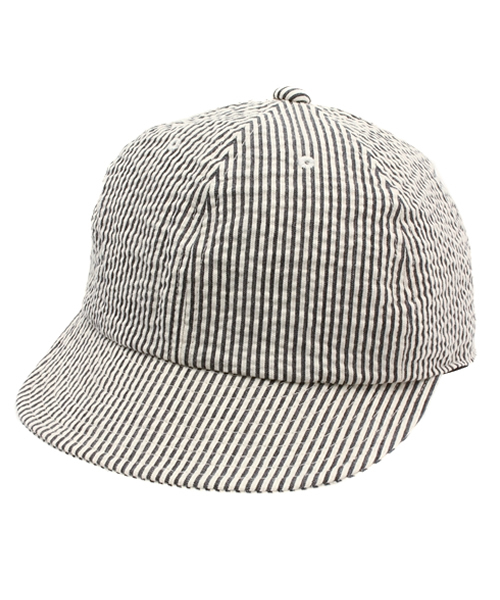 HUNTISM（ハンティズム）の「【HUNTISM】Stripe Cap / MADE IN JAPAN（ハット・メンズ・ブラック/ベージュ/レッド・ONE SIZE）」の13枚目の写真