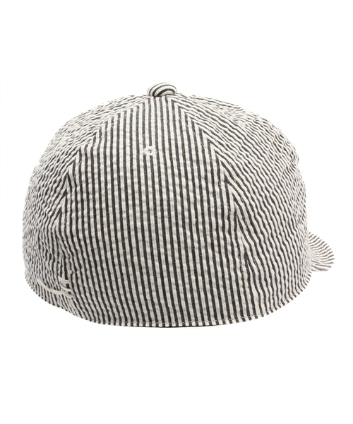 HUNTISM（ハンティズム）の「【HUNTISM】Stripe Cap / MADE IN JAPAN（ハット・メンズ・ブラック/ベージュ/レッド・ONE SIZE）」の6枚目の写真