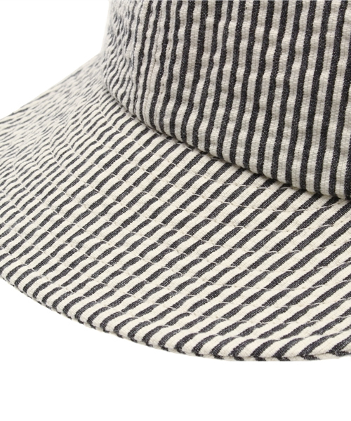 HUNTISM（ハンティズム）の「【HUNTISM】Stripe Cap / MADE IN JAPAN（ハット・メンズ・ブラック/ベージュ/レッド・ONE SIZE）」の7枚目の写真