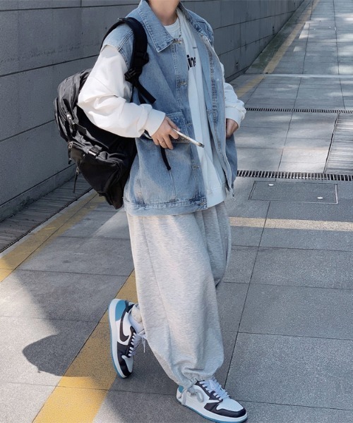 MGV(エムジーヴィー)の「ビッグシルエットデニムベスト(ベスト・メンズ・ブラック/ブルー・LARGE/X-LARGE/MEDIUM)」の7枚目の写真