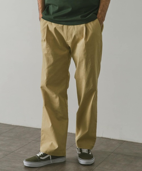 URBAN RESEARCH DOORS（アーバンリサーチドアーズ）の「Anti-wrinkle リネントラウザー（その他パンツ・メンズ・ベージュ/ブラック/グリーン・MEDIUM/LARGE）」の6枚目の写真