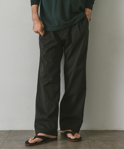 URBAN RESEARCH DOORS（アーバンリサーチドアーズ）の「Anti-wrinkle リネントラウザー（その他パンツ・メンズ・ベージュ/ブラック/グリーン・MEDIUM/LARGE）」の9枚目の写真