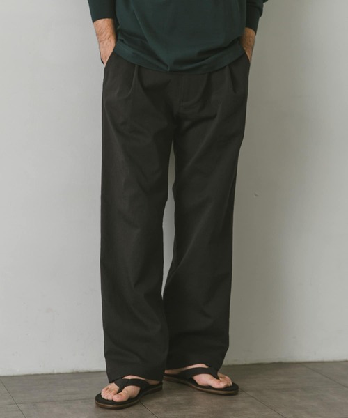 URBAN RESEARCH DOORS（アーバンリサーチドアーズ）の「Anti-wrinkle リネントラウザー（その他パンツ・メンズ・ベージュ/ブラック/グリーン・MEDIUM/LARGE）」の13枚目の写真