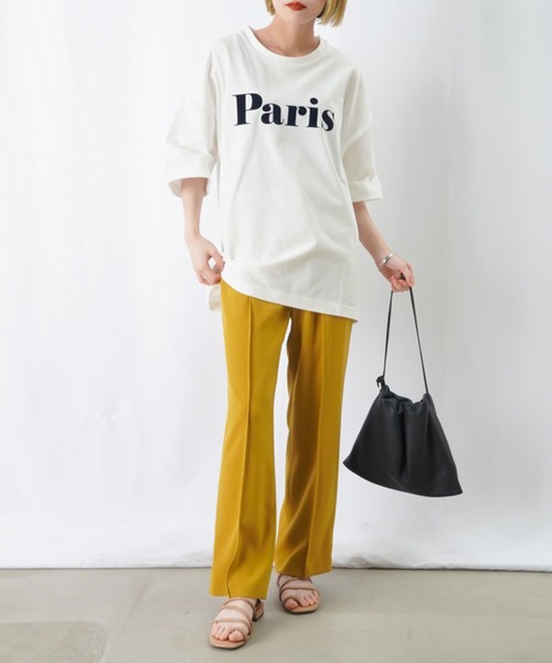 LUCA/LADY LUCK LUCA（ルカ/レディラックルカ）の「【美脚効果】LC/LLL センターシームパンツ / センタープレスカラースラックス（スラックス・レディース・ブラック/パープル/マスタード・36(S)/38(M)）」の17枚目の写真