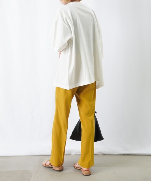 LUCA/LADY LUCK LUCA（ルカ/レディラックルカ）の「【美脚効果】LC/LLL センターシームパンツ / センタープレスカラースラックス（スラックス・レディース・ブラック/パープル/マスタード・36(S)/38(M)）」の18枚目の写真