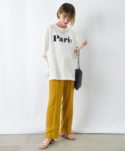 LUCA/LADY LUCK LUCA（ルカ/レディラックルカ）の「【美脚効果】LC/LLL センターシームパンツ / センタープレスカラースラックス（スラックス・レディース・ブラック/パープル/マスタード・36(S)/38(M)）」の19枚目の写真