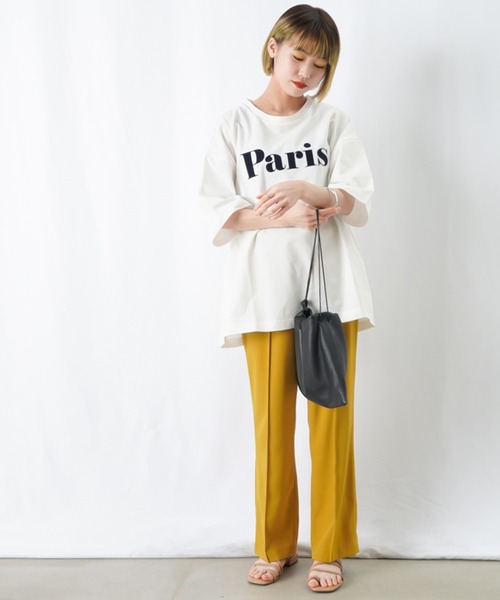 LUCA/LADY LUCK LUCA（ルカ/レディラックルカ）の「【美脚効果】LC/LLL センターシームパンツ / センタープレスカラースラックス（スラックス・レディース・ブラック/パープル/マスタード・36(S)/38(M)）」の20枚目の写真