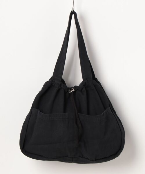 Fun & Daily（ファンアンドデイリー）の「F&D : ギャザートートバッグ（トートバッグ・レディース・ホワイト/ブラック・FREE）」の9枚目の写真