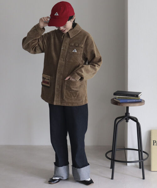 GEVACO（ゲバコ）の「【GEVACO/ゲバコ】メルトンキャップ（キャップ・レディース・チャコールグレー/ネイビー/ブラウン/レッド/オフホワイト・FREE）」の6枚目の写真