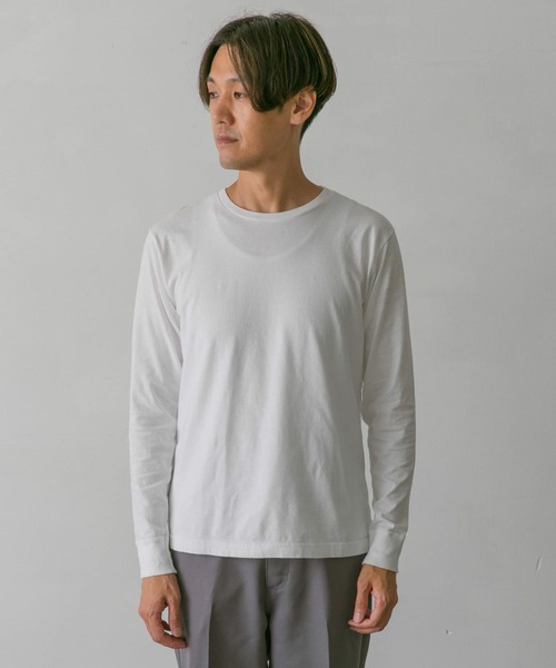 HANES（ヘインズ）の「『別注』Hanes×DOORS　2P Japan Fit LONG-SLEEVE T-SHIRTS（Tシャツ/カットソー・メンズ・ホワイト・MEDIUM/LARGE/X-LARGE）」の6枚目の写真