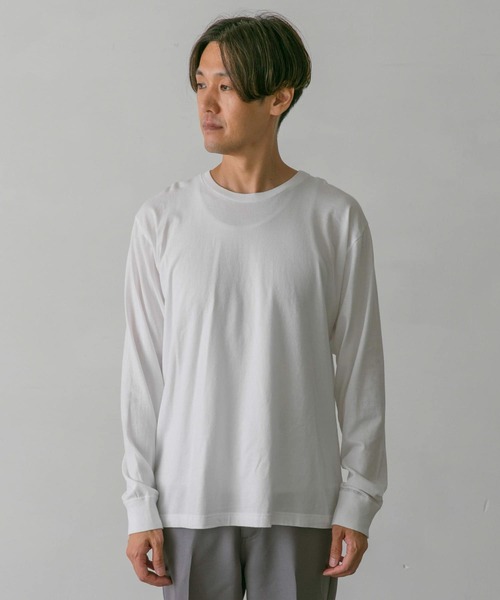 HANES（ヘインズ）の「『別注』Hanes×DOORS　2P Japan Fit LONG-SLEEVE T-SHIRTS（Tシャツ/カットソー・メンズ・ホワイト・MEDIUM/LARGE/X-LARGE）」の12枚目の写真