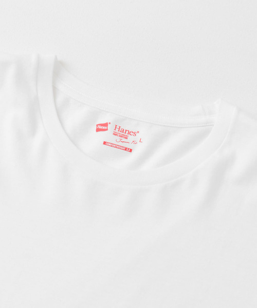 HANES（ヘインズ）の「『別注』Hanes×DOORS　2P Japan Fit LONG-SLEEVE T-SHIRTS（Tシャツ/カットソー・メンズ・ホワイト・MEDIUM/LARGE/X-LARGE）」の16枚目の写真