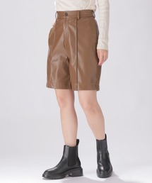 niko and... | エコレザーショートパンツ(その他パンツ)