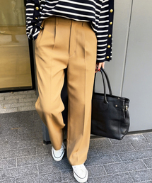 Spick & Span | ハイブリッドダブルクロスワンタックパンツ(その他パンツ)