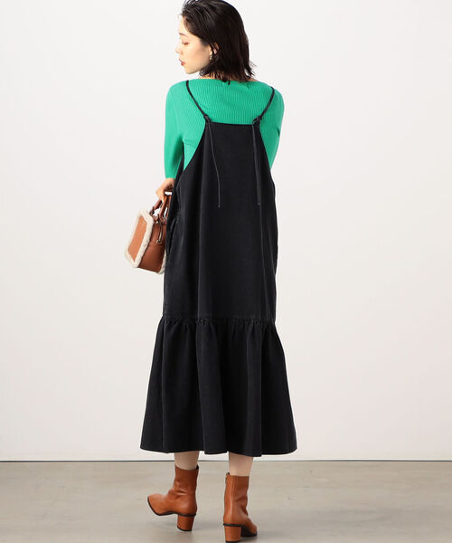 Rie Miller(リエミラー)の「《手洗い可能》ルナセルワイドリブアシメトリーネックプルオーバーニット(ニット/セーター・レディース・チャコールグレー/ピンク/グリーン/キナリ・38)」の14枚目の写真