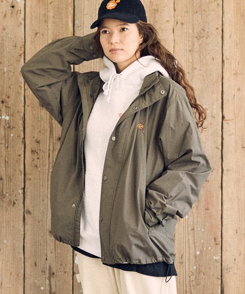 UN-FILLED(アンフィルド)の「mj8914-Gerbera one point stitched stand Jacket スタンドジャケット(ブルゾン・メンズ・ブラック/オリーブ・S/M/L/XL)」の8枚目の写真
