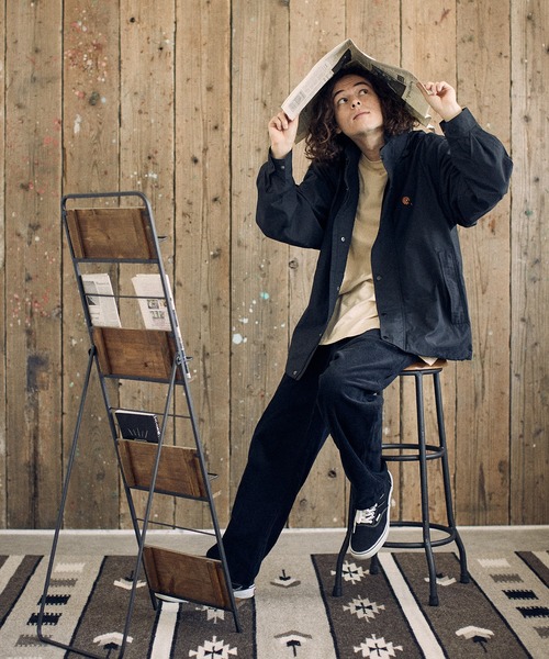 UN-FILLED(アンフィルド)の「mj8914-Gerbera one point stitched stand Jacket スタンドジャケット(ブルゾン・メンズ・ブラック/オリーブ・S/M/L/XL)」の12枚目の写真