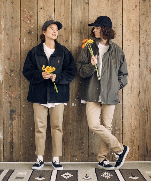 UN-FILLED(アンフィルド)の「mj8914-Gerbera one point stitched stand Jacket スタンドジャケット(ブルゾン・メンズ・ブラック/オリーブ・S/M/L/XL)」の19枚目の写真