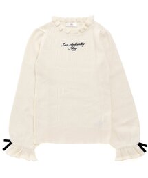 キャンディ袖リブニット