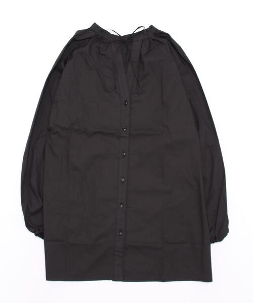 STYLEBLOCK（スタイルブロック）の「ブロード2WAYボリュームスリーブブラウス（シャツ/ブラウス・レディース・ベージュ/ブラウン/ブラック/アイボリー・M）」の2枚目の写真