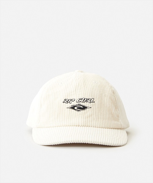 rip curl（リップカール）の「【RIPCURL（リップカール）】DIAMOND ICON CORD CAP/ワンポイントロゴコーデュロイキャップ・帽子（キャップ・レディース・クリーム/ライトピンク・FREE）」の3枚目の写真
